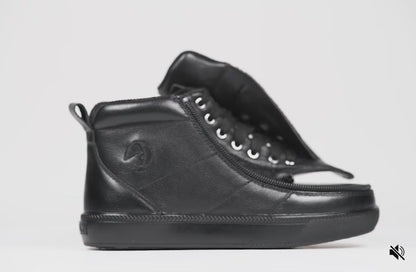 Black to the Floor Leather BILLY Classic D|R II High Tops