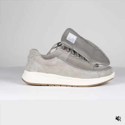 Women's Grey Suede BILLY Comfort Low