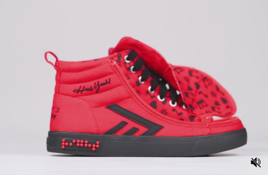 Kodify Red BILLY CS High Tops – BILLY Footwear