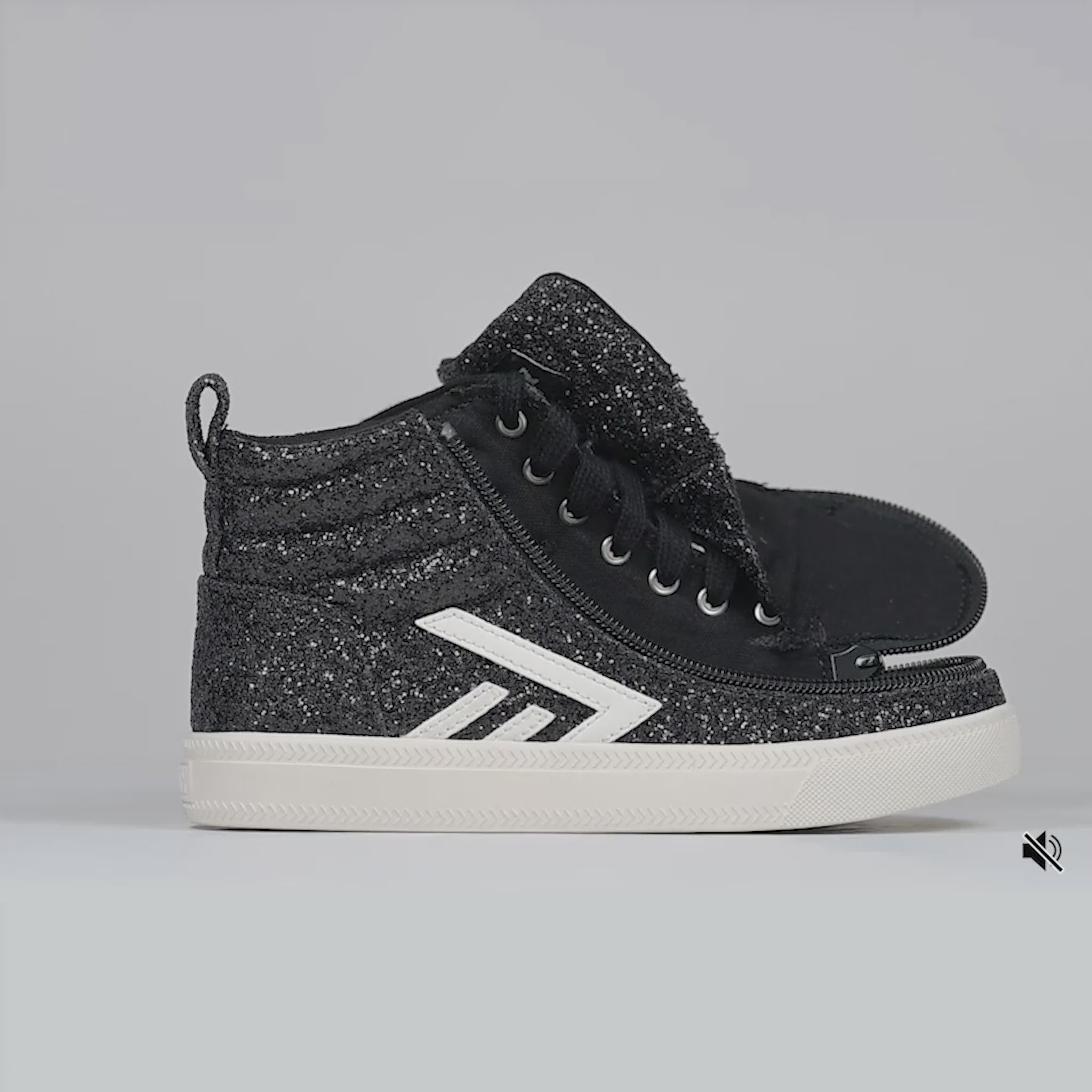 Black Glitz BILLY CS High – BILLY Footwear