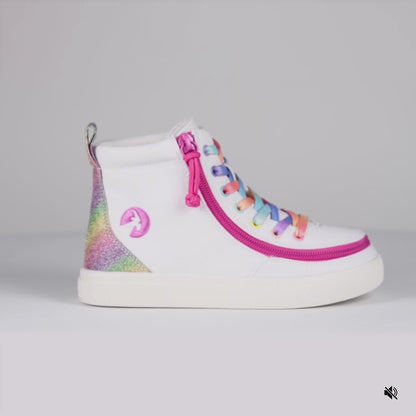 White Rainbow BILLY Classic Lace High Tops