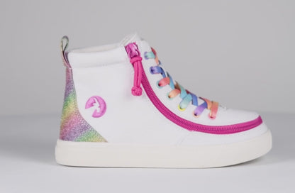 White Rainbow BILLY Classic Lace High Tops