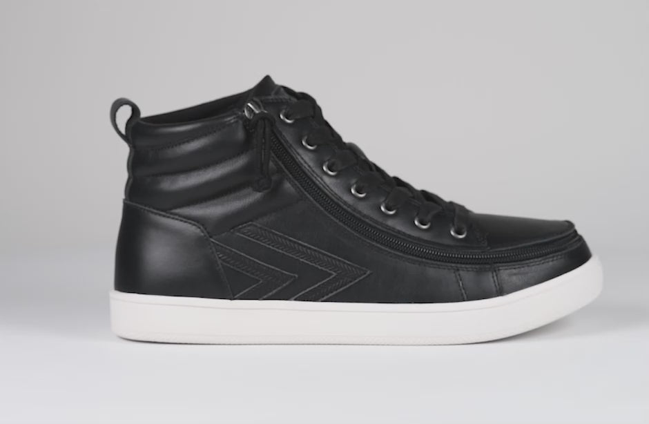 Men's Black Leather BILLY Ten9 CS Sneaker High Tops – BILLY Footwear