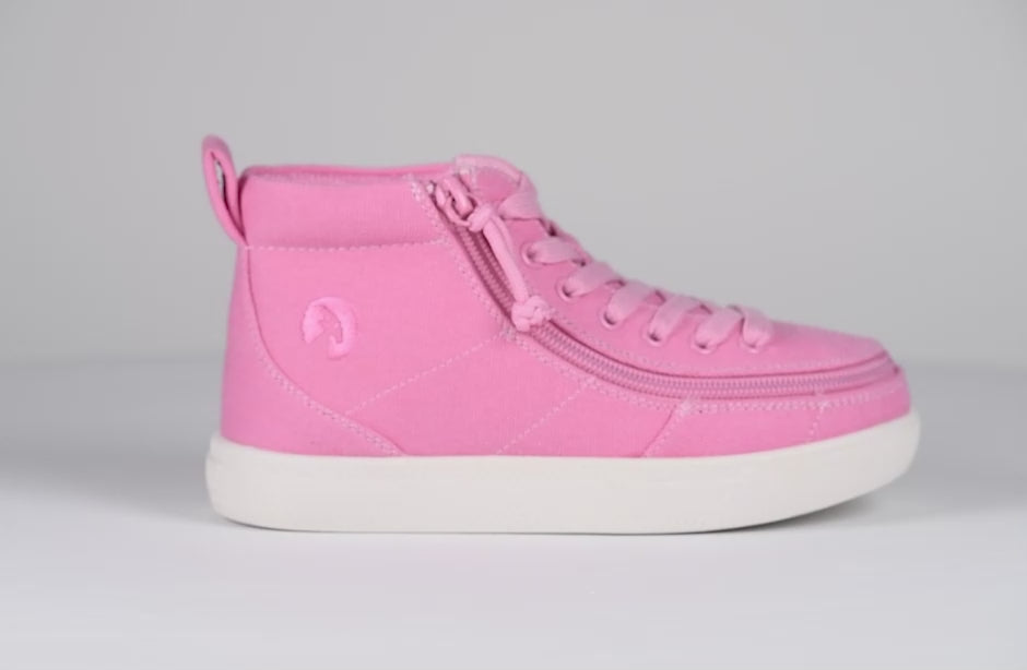 High top 2024 pink shoes