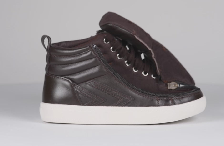 SALE - Men's Brown Leather BILLY Ten9 CS Sneaker High Tops – BILLY Footwear