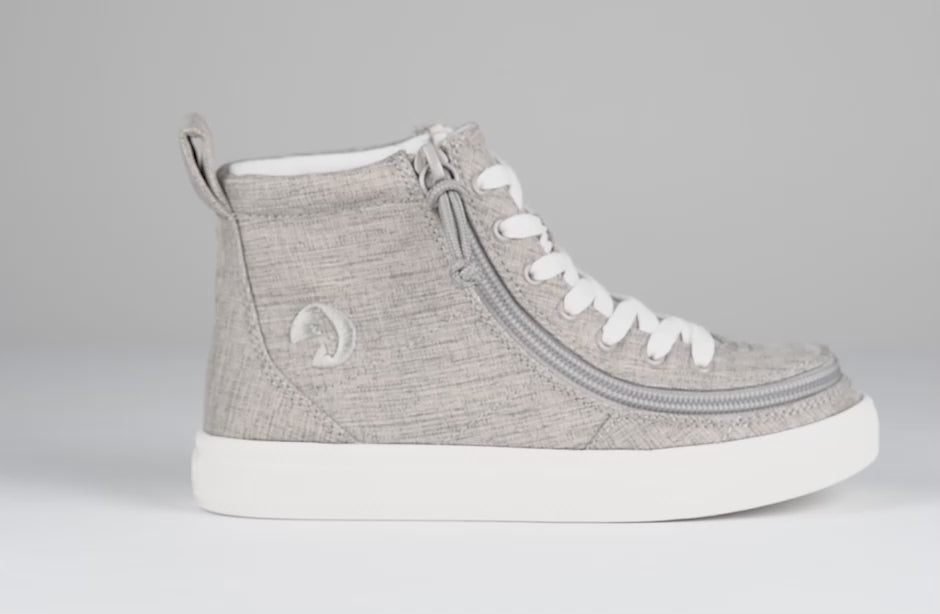 Grey Jersey BILLY Classic Lace High Tops – BILLY Footwear