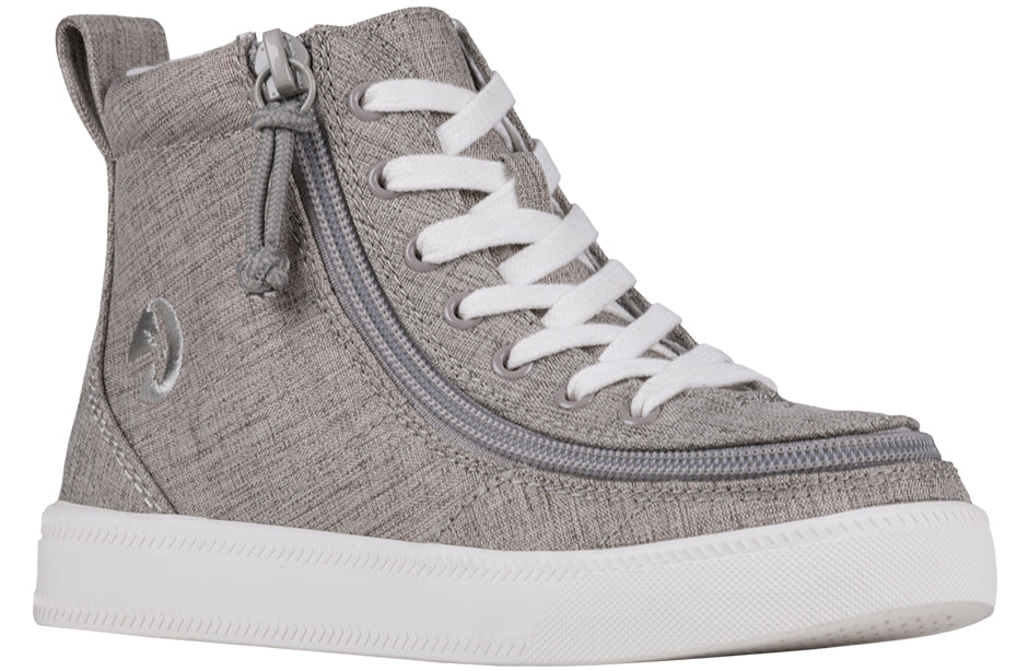 FINAL SALE - Grey Jersey BILLY Classic Lace High Tops – BILLY Footwear