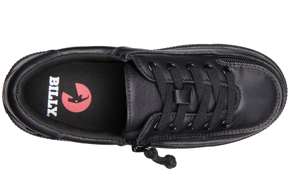 Black to the Floor Leather BILLY Classic Lace Lows – BILLY Footwear