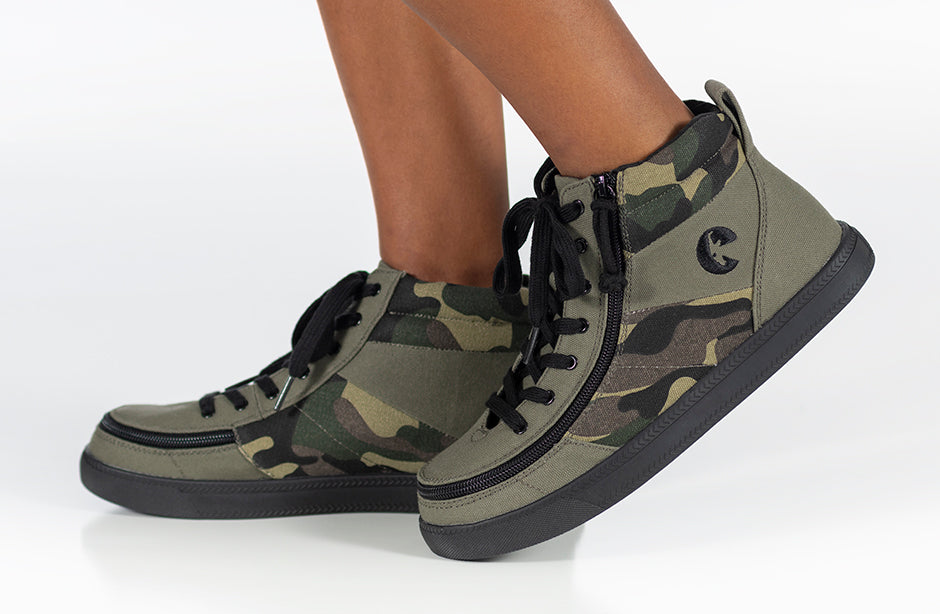 FINAL SALE - Olive Camo BILLY Street High Tops
