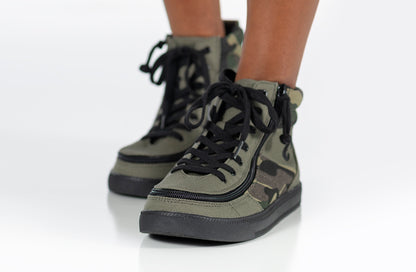FINAL SALE - Olive Camo BILLY Street High Tops