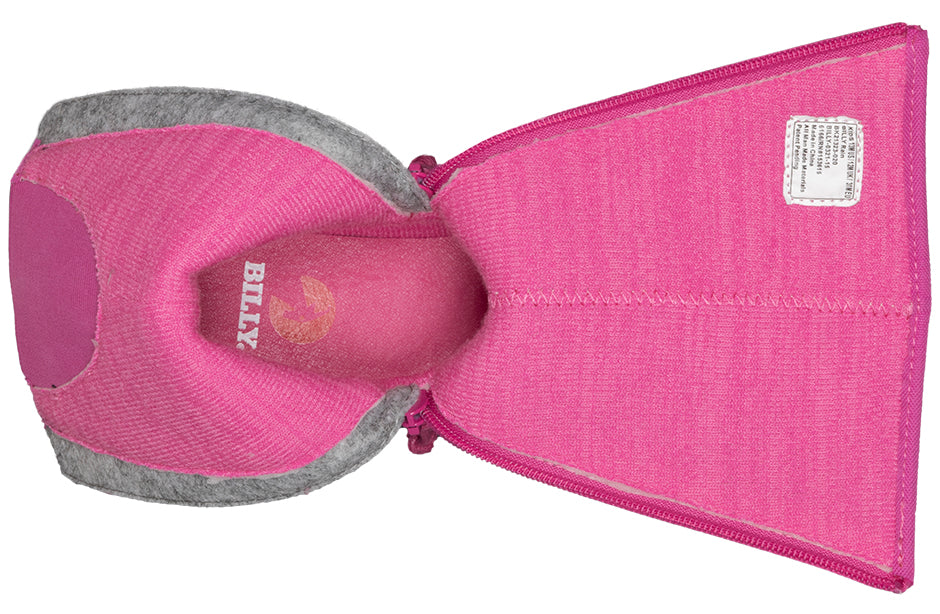 Grey Rain Boots, zipper shoes, like velcro, that are adaptive, accessible, inclusive and use universal design to accommodate an afo. BILLY Footwear is medium and wide width, M, D and EEE, are comfortable, and come in toddler, kids, mens, and womens sizing.