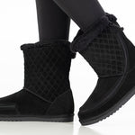 On-foot of cozy boot