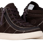 3/4 view of Brown Suede BILLY Ten9 Street High Tops