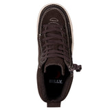 top view of Brown Suede BILLY Ten9 Street High Tops