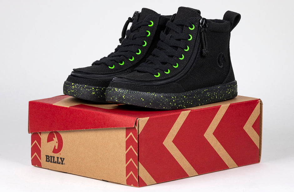 All black high on sale top pf flyers