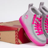 FINAL SALE - Grey/Pink BILLY Classic Lace High Tops