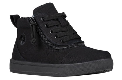 FINAL SALE - Black to the Floor BILLY D|R Short Wrap High Tops