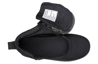 FINAL SALE - Black to the Floor BILLY D|R Short Wrap High Tops