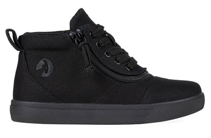 FINAL SALE - Black to the Floor BILLY D|R Short Wrap High Tops