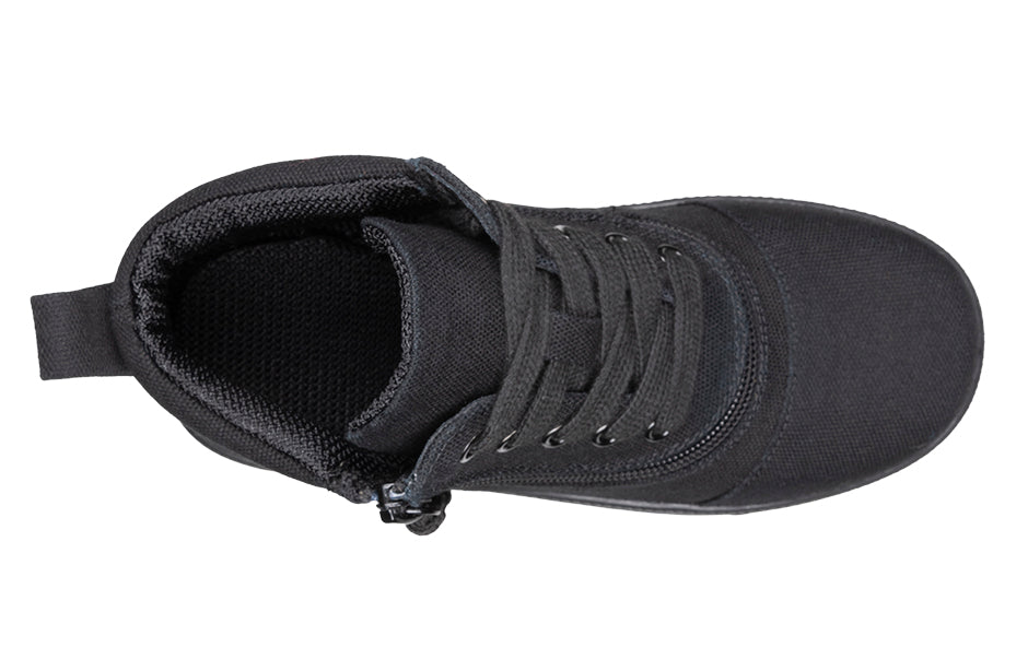 FINAL SALE - Black to the Floor BILLY D|R Short Wrap High Tops