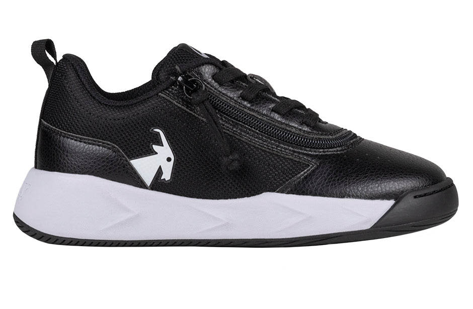 FINAL SALE - SALE - Black/White BILLY Sport Court Athletic Sneakers