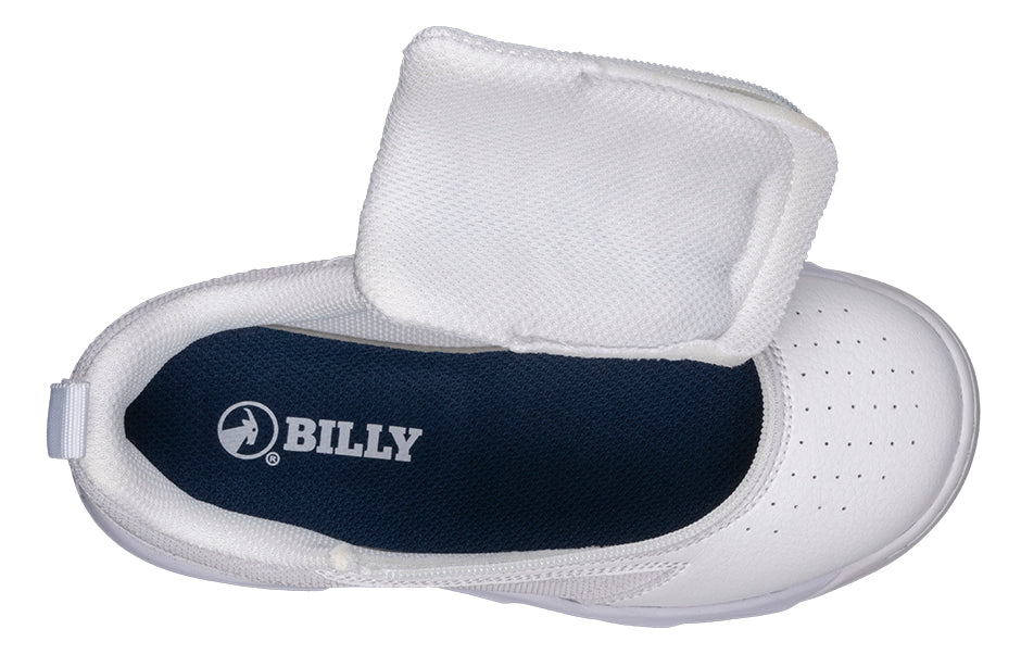 SALE - White/Navy BILLY Sport Court Athletic Sneakers – BILLY Footwear