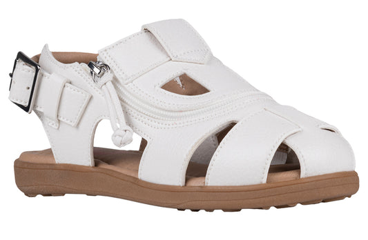 FINAL SALE - White BILLY Sandals