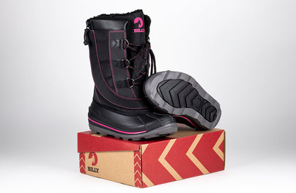 Black/Pink BILLY Ice II Winter Boots