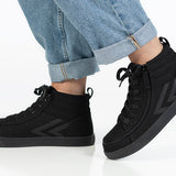FINAL SALE - Black to the Floor BILLY CS Sneaker High Tops