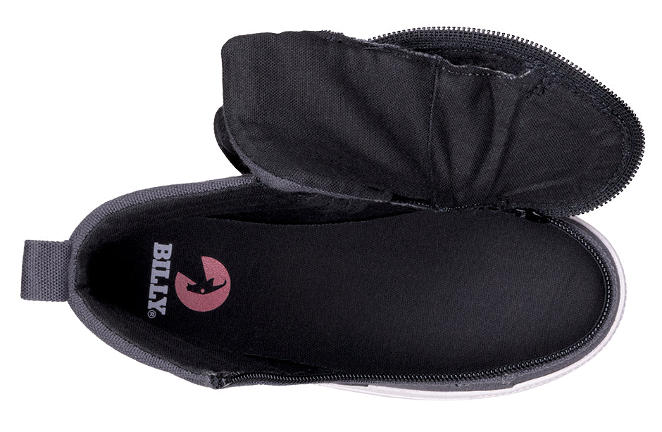 Billy Footwear Kids CS Sneaker High (Little Kid/Big Kid) Kid's Shoes Black to The Floor : 1 Little Kid M