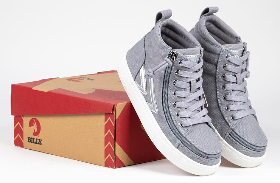 FINAL SALE - Grey/Silver BILLY CS Sneaker High Tops