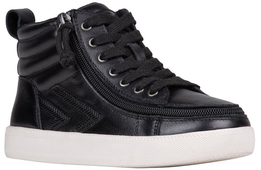 FINAL SALE - Black Leather BILLY Ten9 CS Sneaker High Tops
