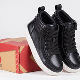 by box view of Black Leather BILLY Ten9 CS Sneaker High Tops