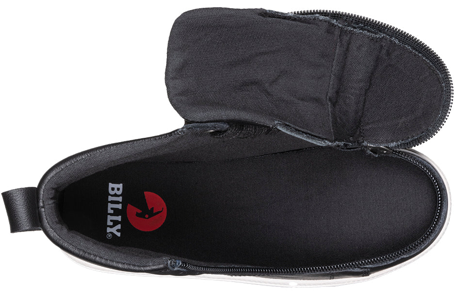 open view of Black Leather BILLY Ten9 CS Sneaker High Tops
