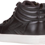 reverse 3/4 view of Brown Leather BILLY Ten9 CS Sneaker High Tops