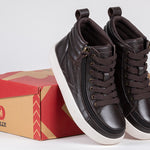 by box view of Brown Leather BILLY Ten9 CS Sneaker High Tops