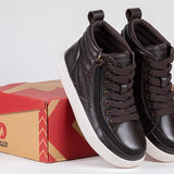 by box view of Brown Leather BILLY Ten9 CS Sneaker High Tops