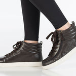 on foot view of Brown Leather BILLY Ten9 CS Sneaker High Tops