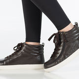 on foot view of Brown Leather BILLY Ten9 CS Sneaker High Tops