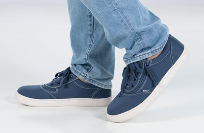 SALE - Men's Blue/White Stitch BILLY Sneaker Low Tops