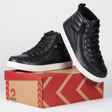 FINAL SALE - Men's Black Leather BILLY Ten9 CS Sneaker High Tops