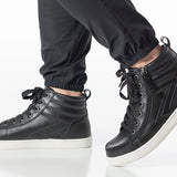 FINAL SALE - Men's Black Leather BILLY Ten9 CS Sneaker High Tops