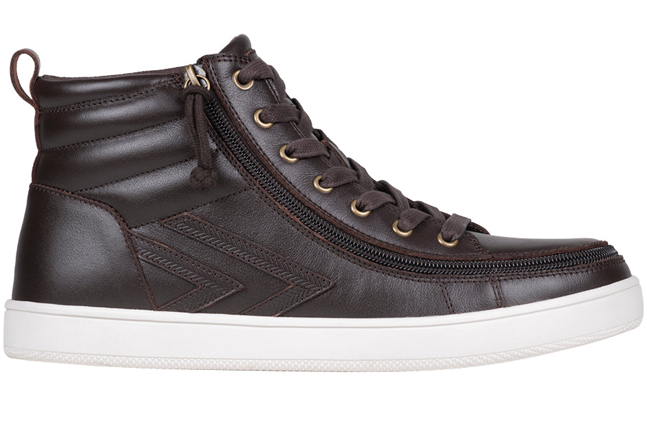 Blind Taxpayer Wardian sag Men's Brown Leather BILLY Ten9 CS Sneaker High Tops – BILLY Footwear
