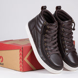 FINAL SALE - Men's Brown Leather BILLY Ten9 CS Sneaker High Tops
