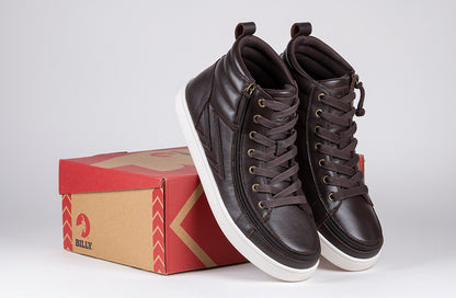 Leather high cut shoes Clearance