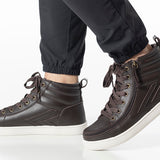 FINAL SALE - Men's Brown Leather BILLY Ten9 CS Sneaker High Tops