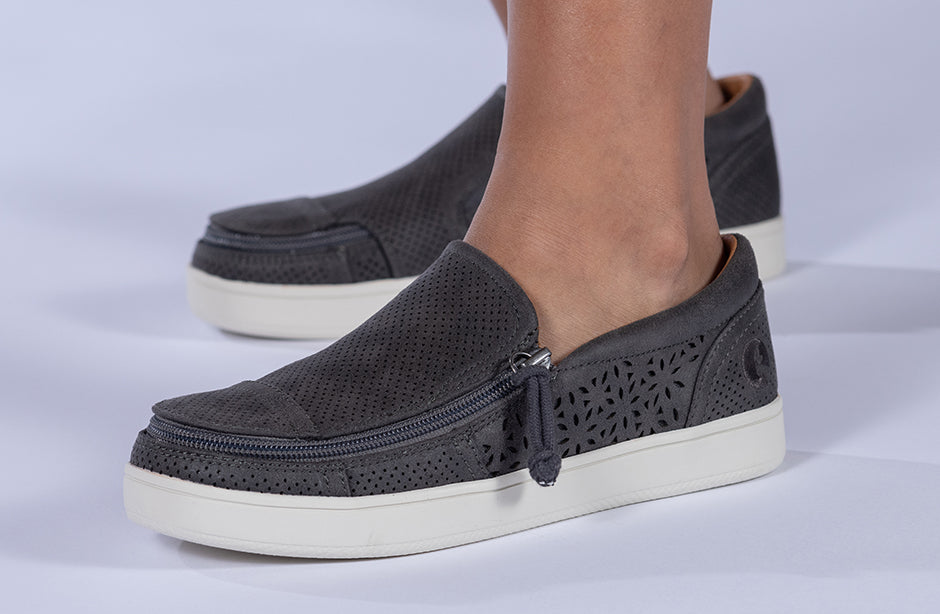 SALE - Women's Charcoal BILLY Perf Lows