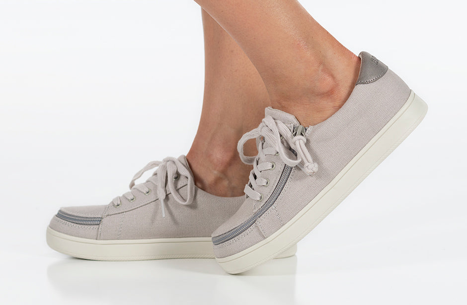 Women's Light Grey BILLY Sneaker Low Tops