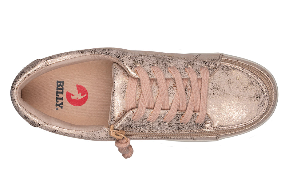 FINAL SALE - Women's Rose Gold BILLY Sneakers