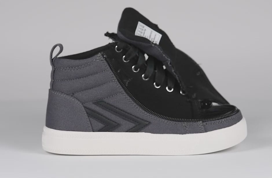 SALE - Charcoal/Black BILLY CS Sneaker High Tops – BILLY Footwear